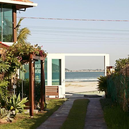 Pousada Recanto Edenico - A Beira Mar Da Praia Ponta Do Papagaio, Palhoca Sc Exterior foto